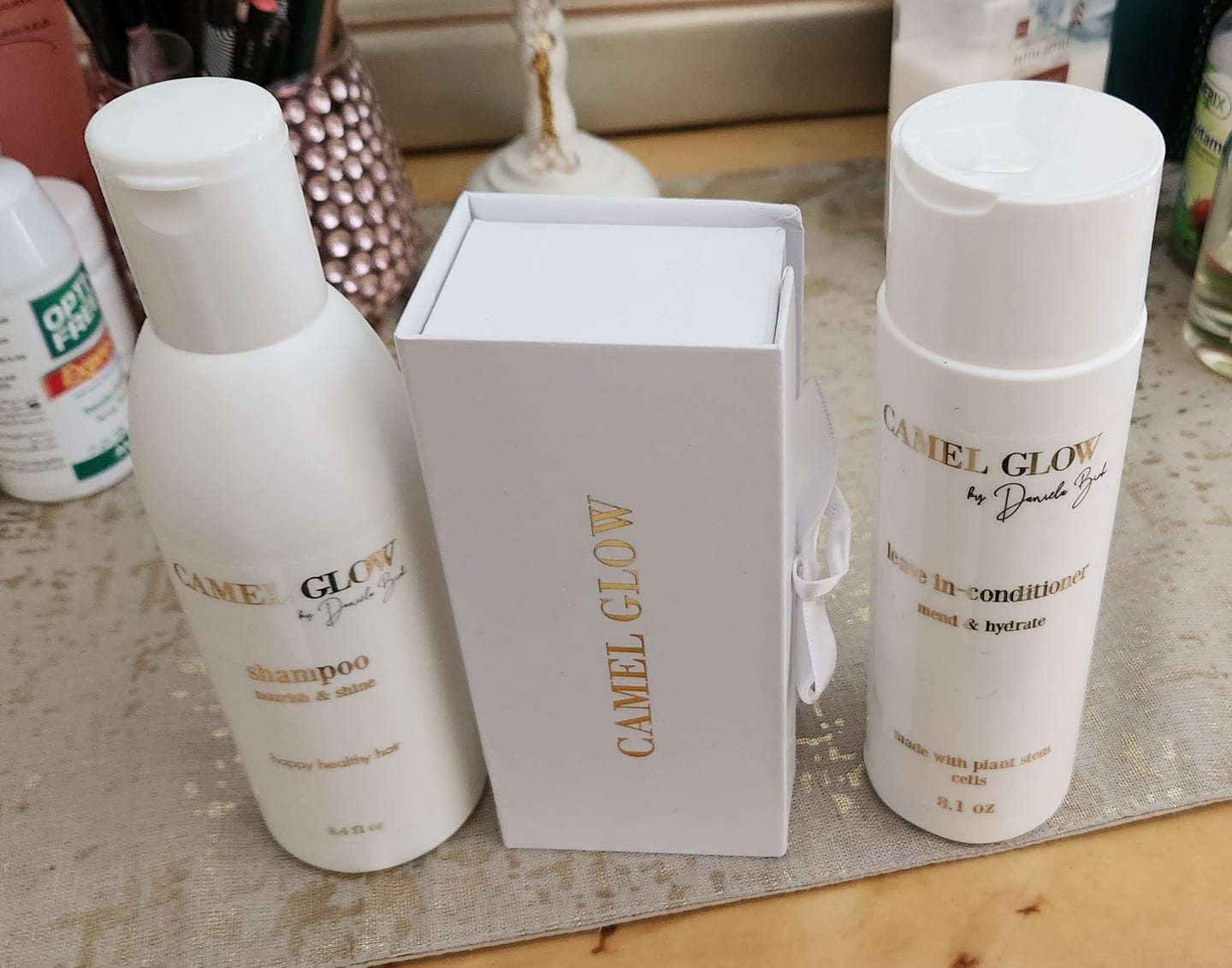 Customer photo review of Nourish & Shine Hair Oil
