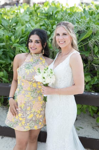 Customer photo review of Aries Sequin Mini Dress by HELSI - RENTAL