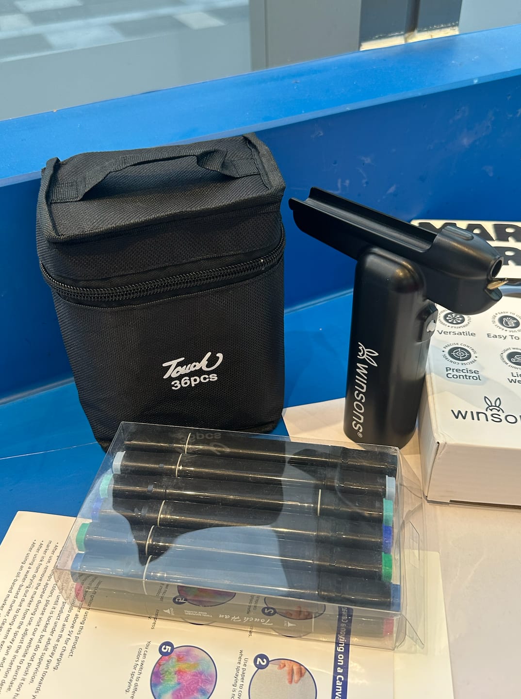 Customer photo review of WINSONS Electric Airbrush Marker