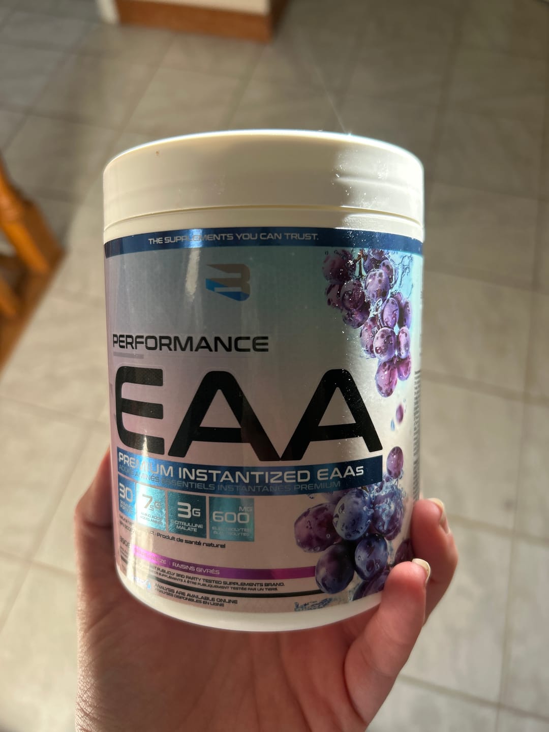 Customer photo review of Believe - Performance EAA 390G