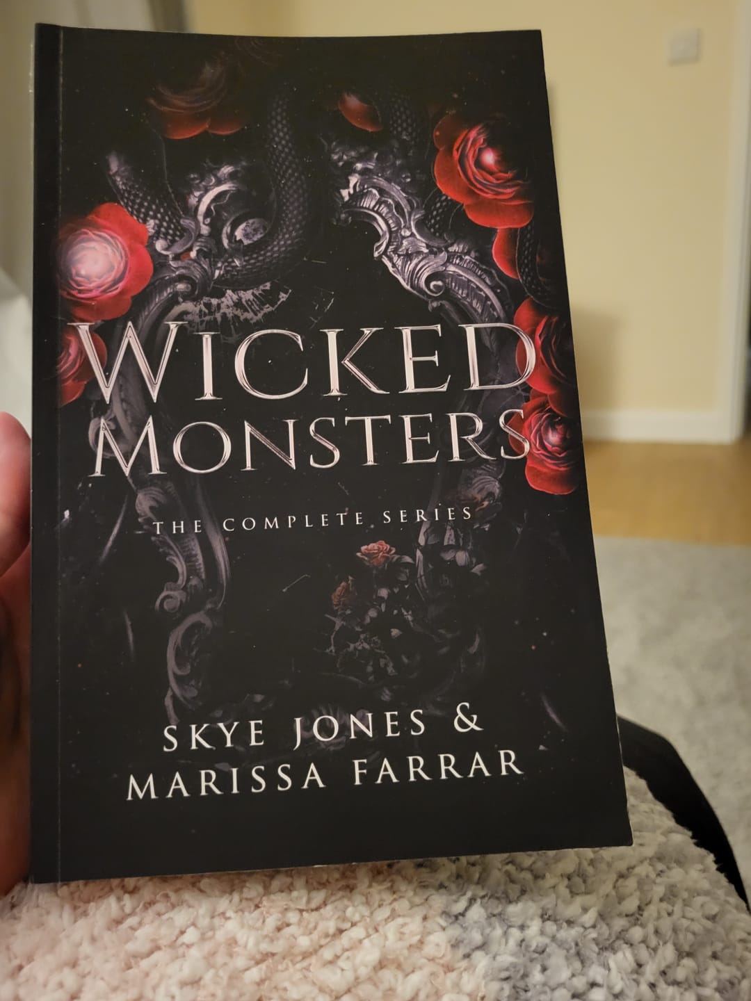 Customer photo review of Wicked Monsters Omnibus Paperback Signed by Marissa Farrar