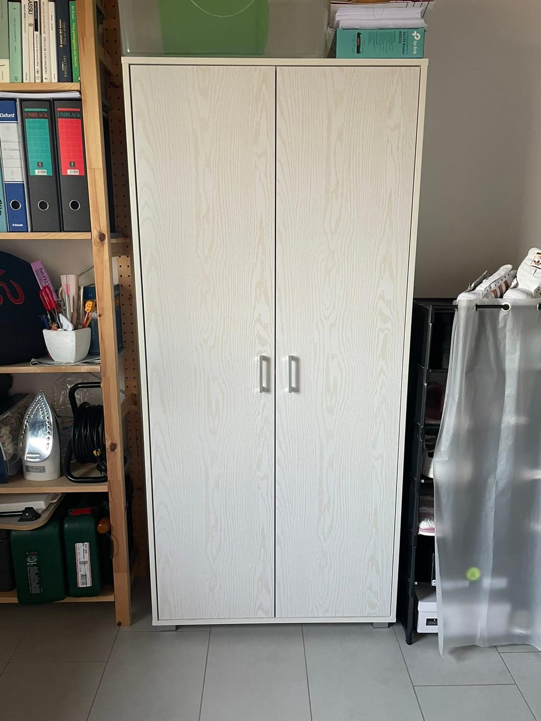 Customer photo review of Mobile Scarpiera Alta Mars4 con 6 Piani in Rovere Nordico e Bianco Alpes o Rovere