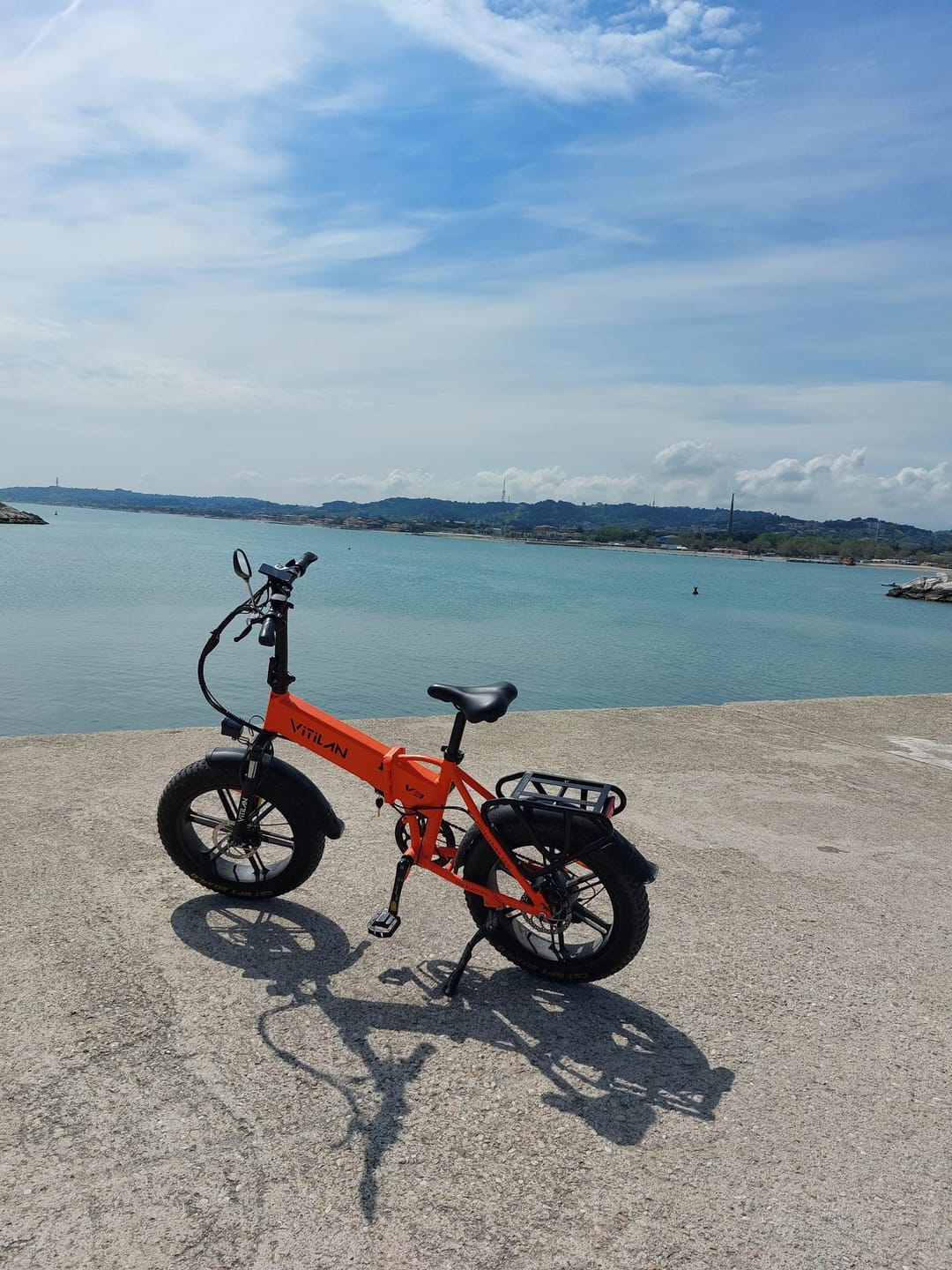 Customer photo review of V3 2.0 Folding Fat Tires Adult All Terrain Electric Bike
