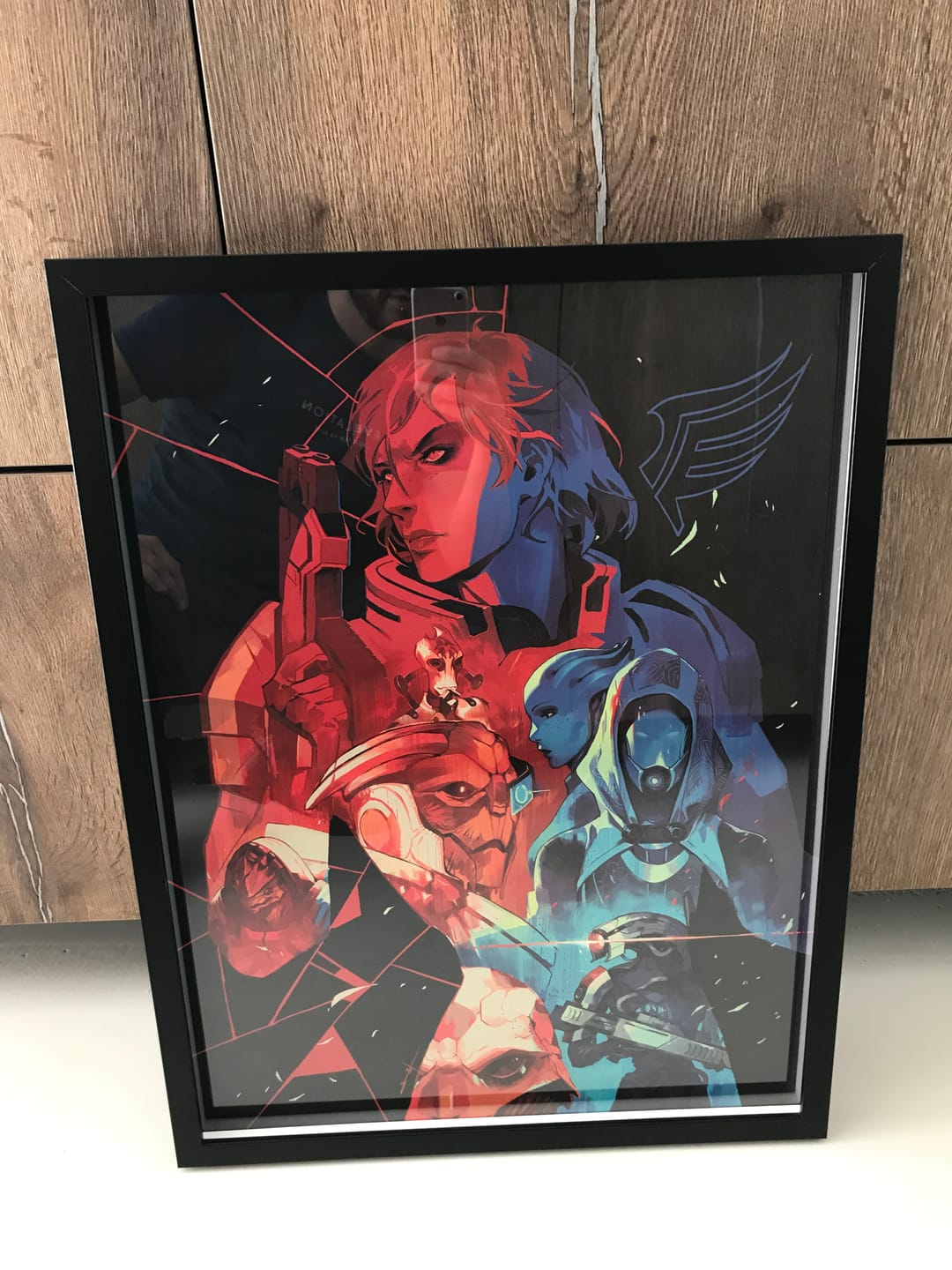 Customer photo review of Mass Effect - Limited Edition Shepard Legendary Art Print UNSIGNED