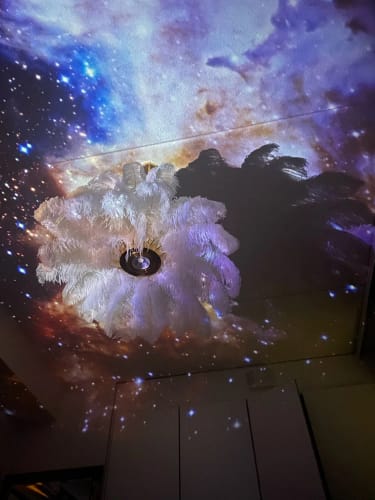 Customer photo review of POCOCO Galaxy Star Projector Replaceable Optical Film Discs, Home Planetarium Night Light Projecto Perfect Gift