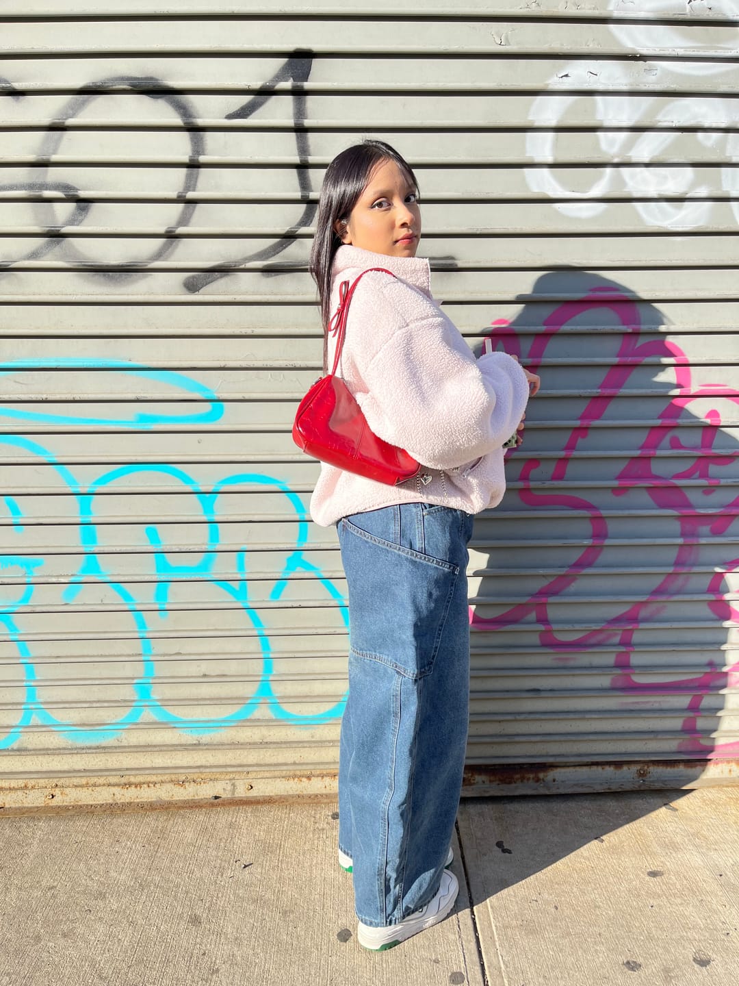 Customer photo review of Aelfric Eden  Baggy Barrel Big Pocket Jeans
