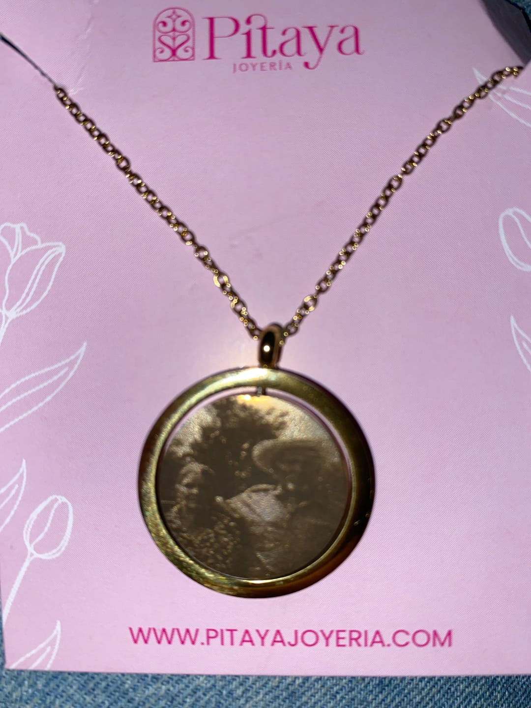 Customer photo review of Collar Memory  Personalizado