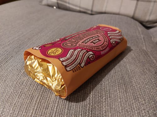 Customer photo review of BWOWNIES Collaboration Chocolate Bar - salted caramel, fudgy brownie and salty crisps