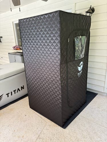 Customer photo review of Steam Sauna
