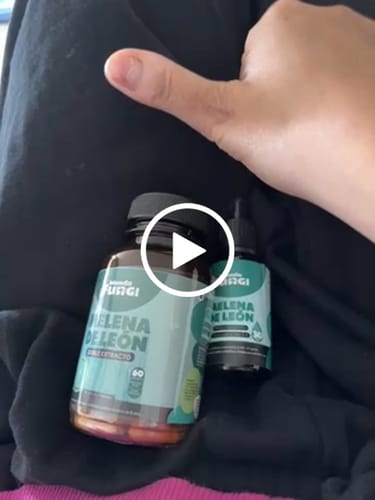 Customer video review of Melena de León Cápsulas + Gotas - Extracto Ultra Concentrado