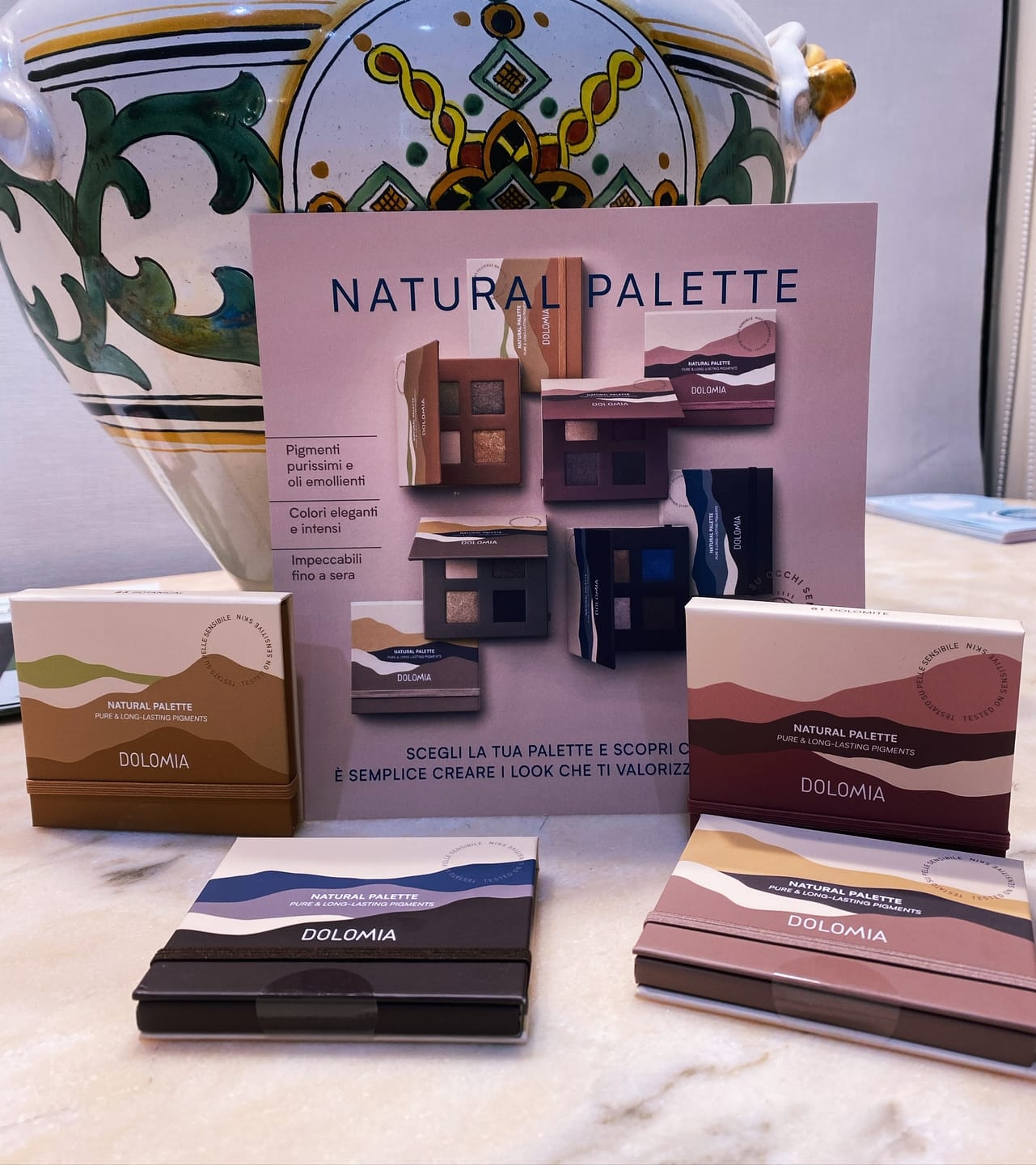 Customer photo review of Ombretti Natural Palette Dolomite