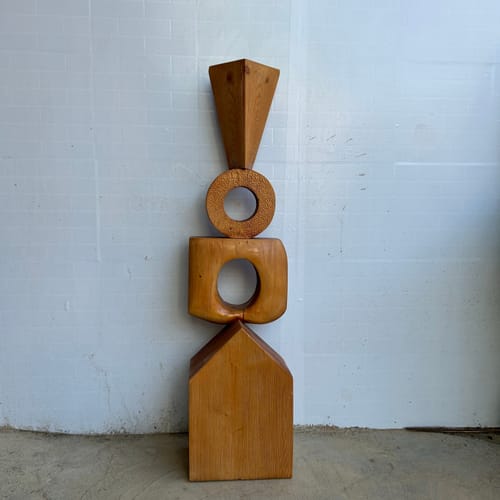Customer photo review of Abstract Wood Sculpture #WAB145