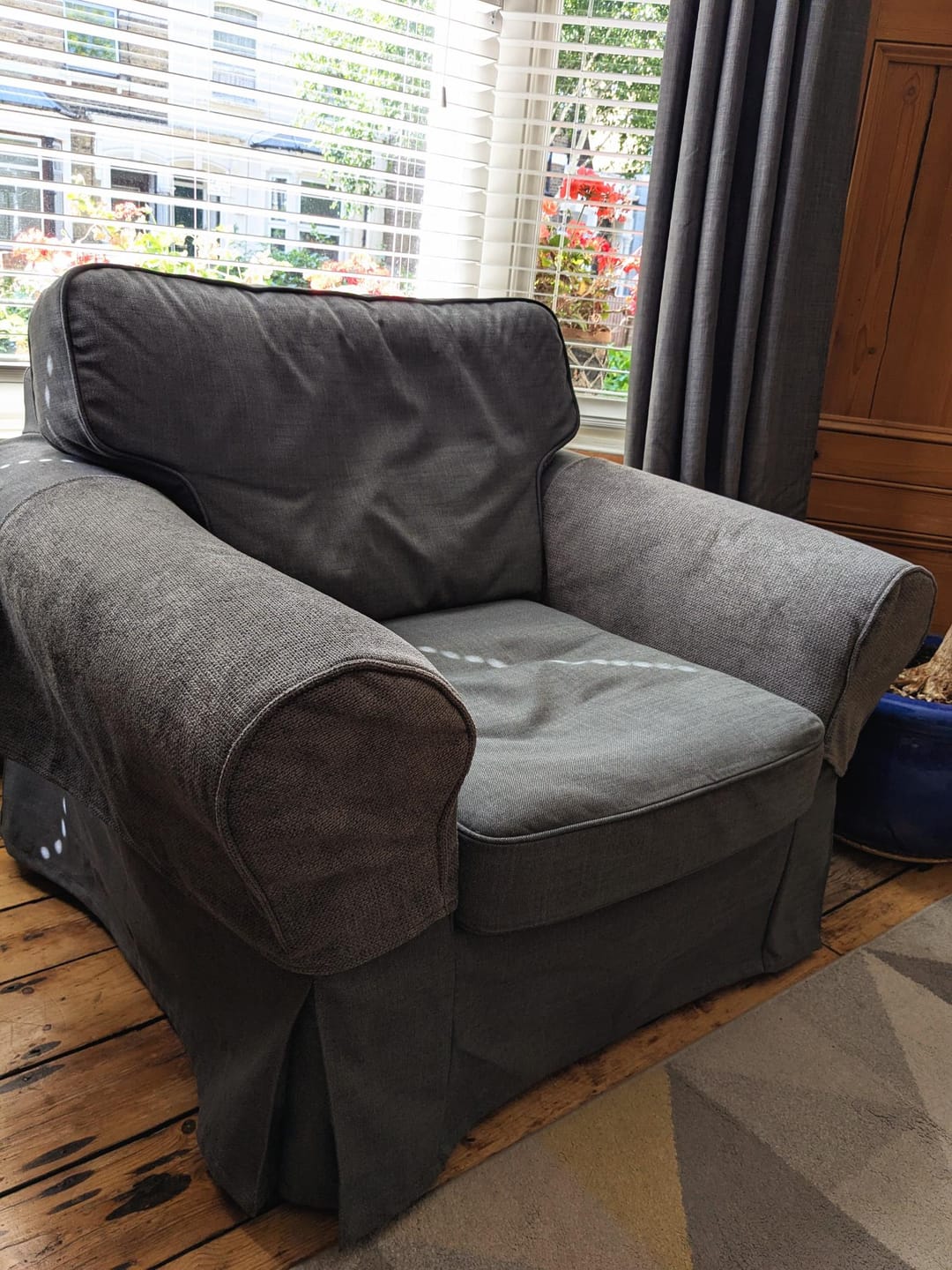 Customer photo review of EKTORP IKEA Armrest Protectors