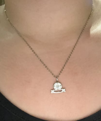 Customer photo review of Zodiac Necklace