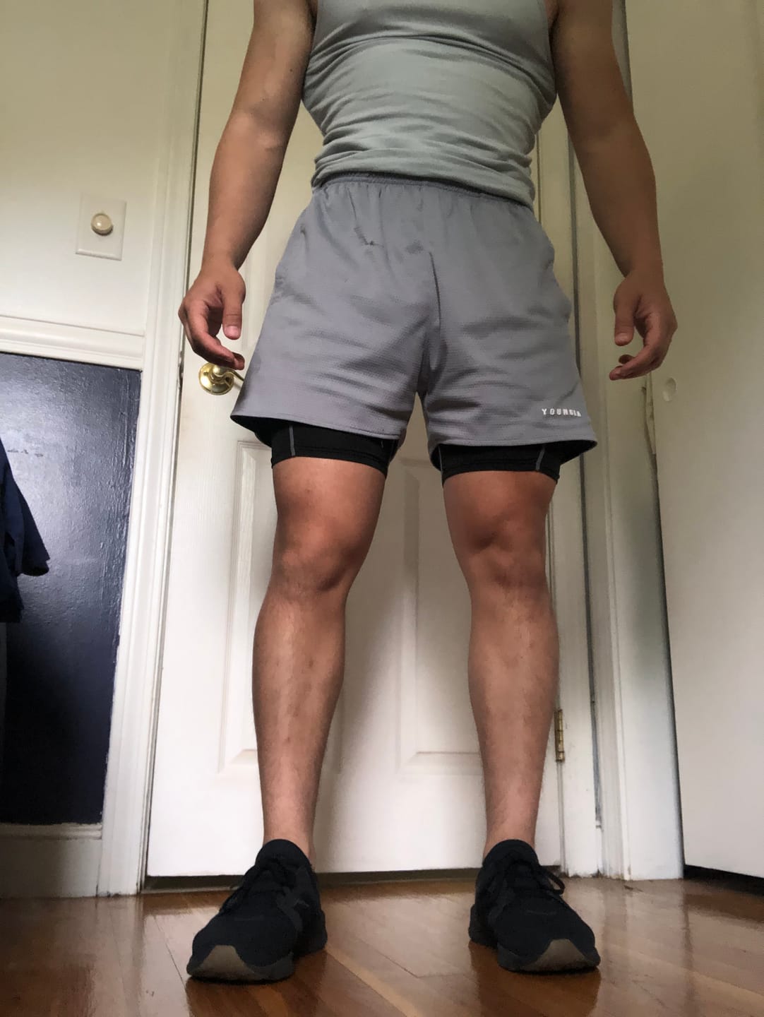 Customer photo review of 1111 -  Skulls & Roses Reversible Shorts