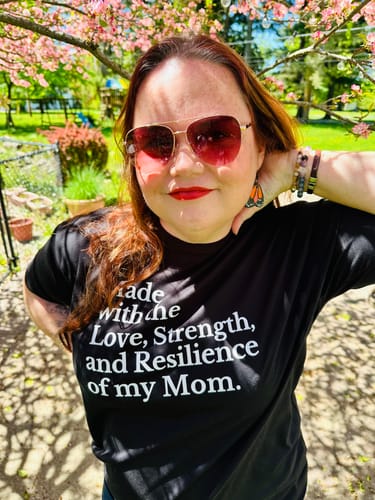 Customer photo review of Made with Love Unisex Premium T-shirt