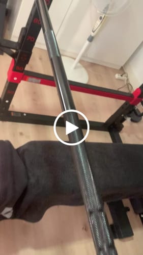 Customer video review of Garage Strength Bar - E-Coat Shaft with Chrome Sleeves