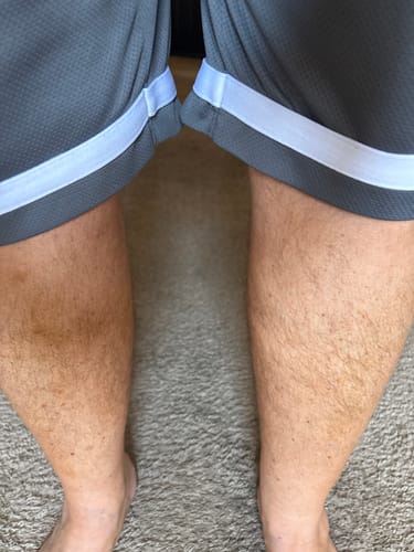 Customer photo review of Bro Glo Foam Body Tanner - Darker