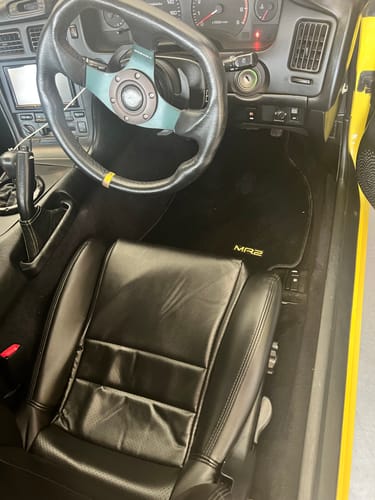 Customer photo review of MR2Heaven Reproduction Floor Mats with Matching Trunk Mat