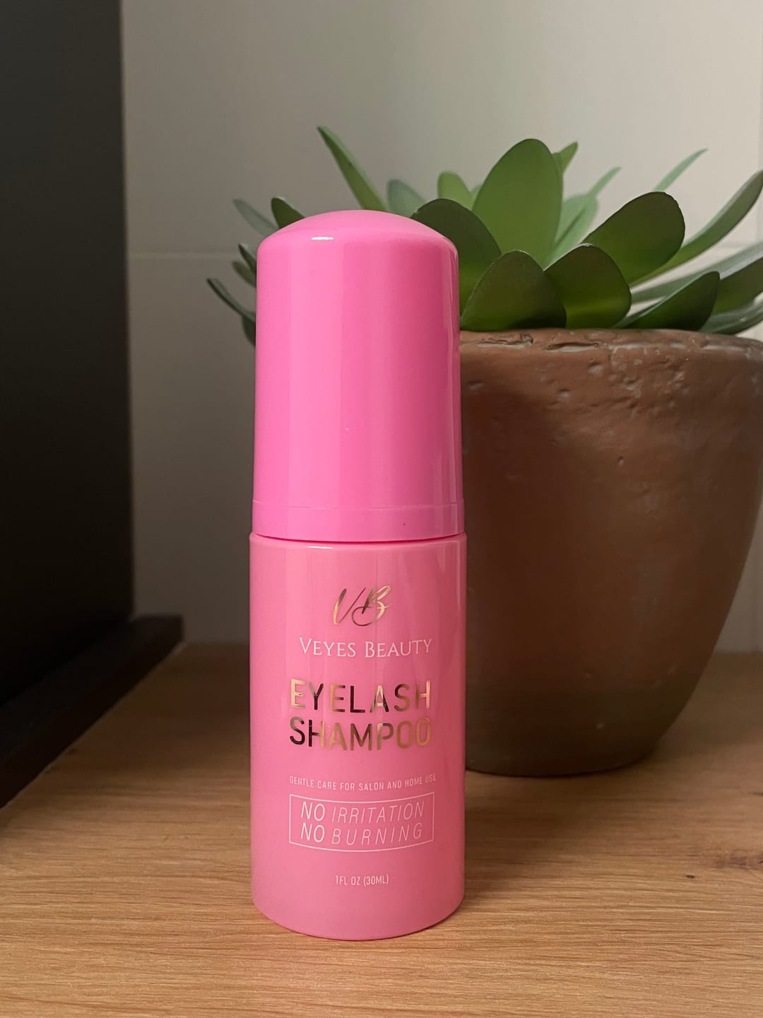 Customer photo review of Eyelash Shampoo Kit