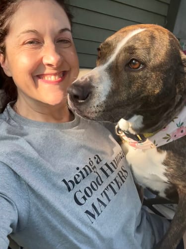 Customer photo review of Good Human Unisex Premium T-Shirt