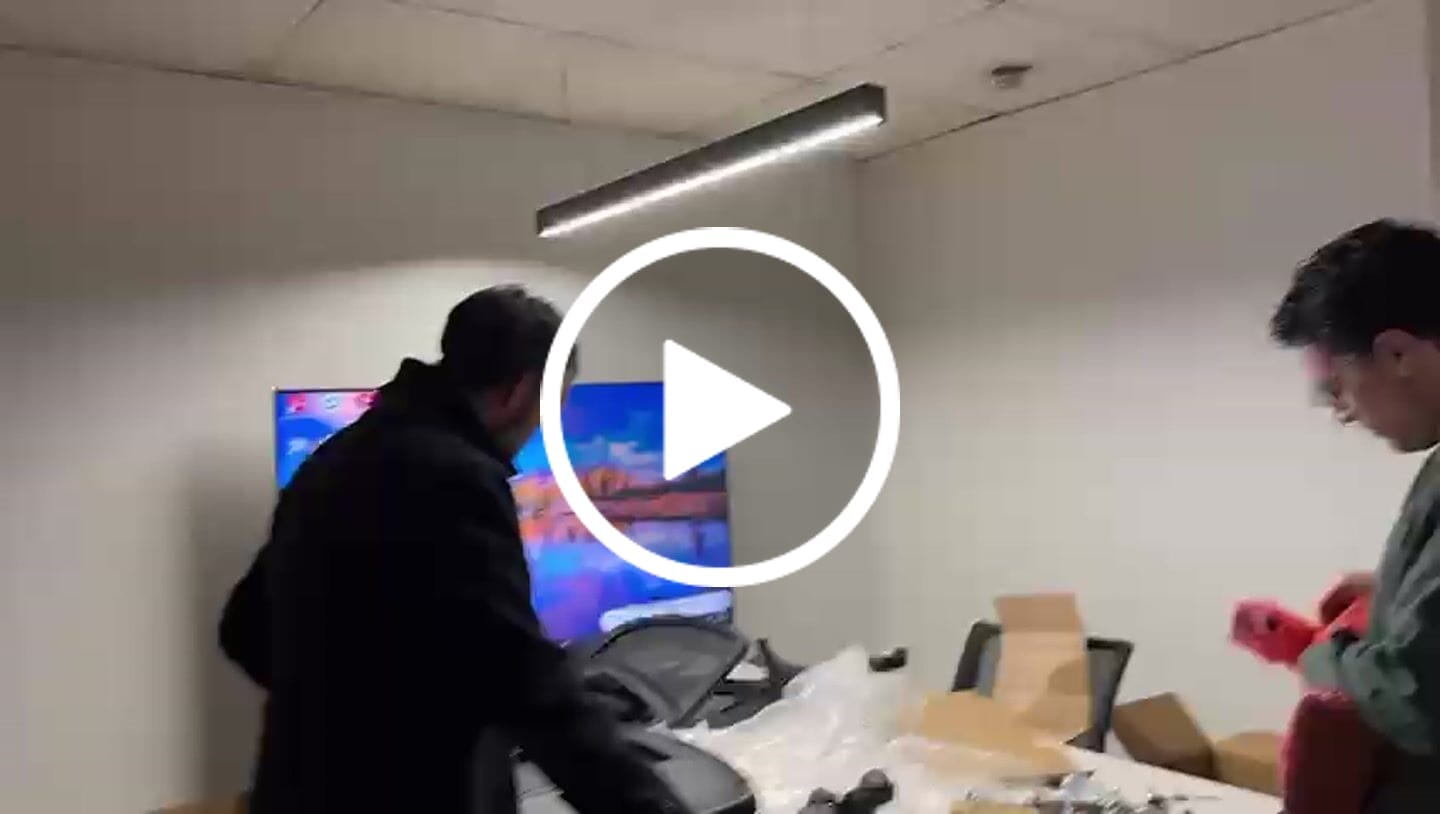 Customer video review of Silla Oficina Ejecutiva Lotto Negro