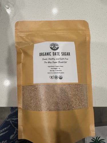 Customer photo review of Organic Date Sugar