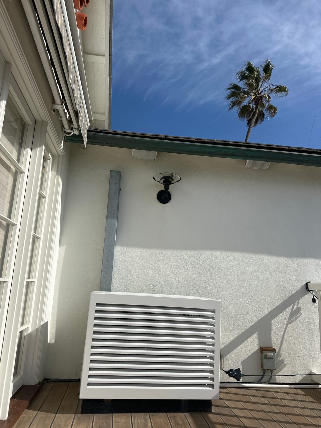 Customer photo review of Mini-Split AC Cover - White
