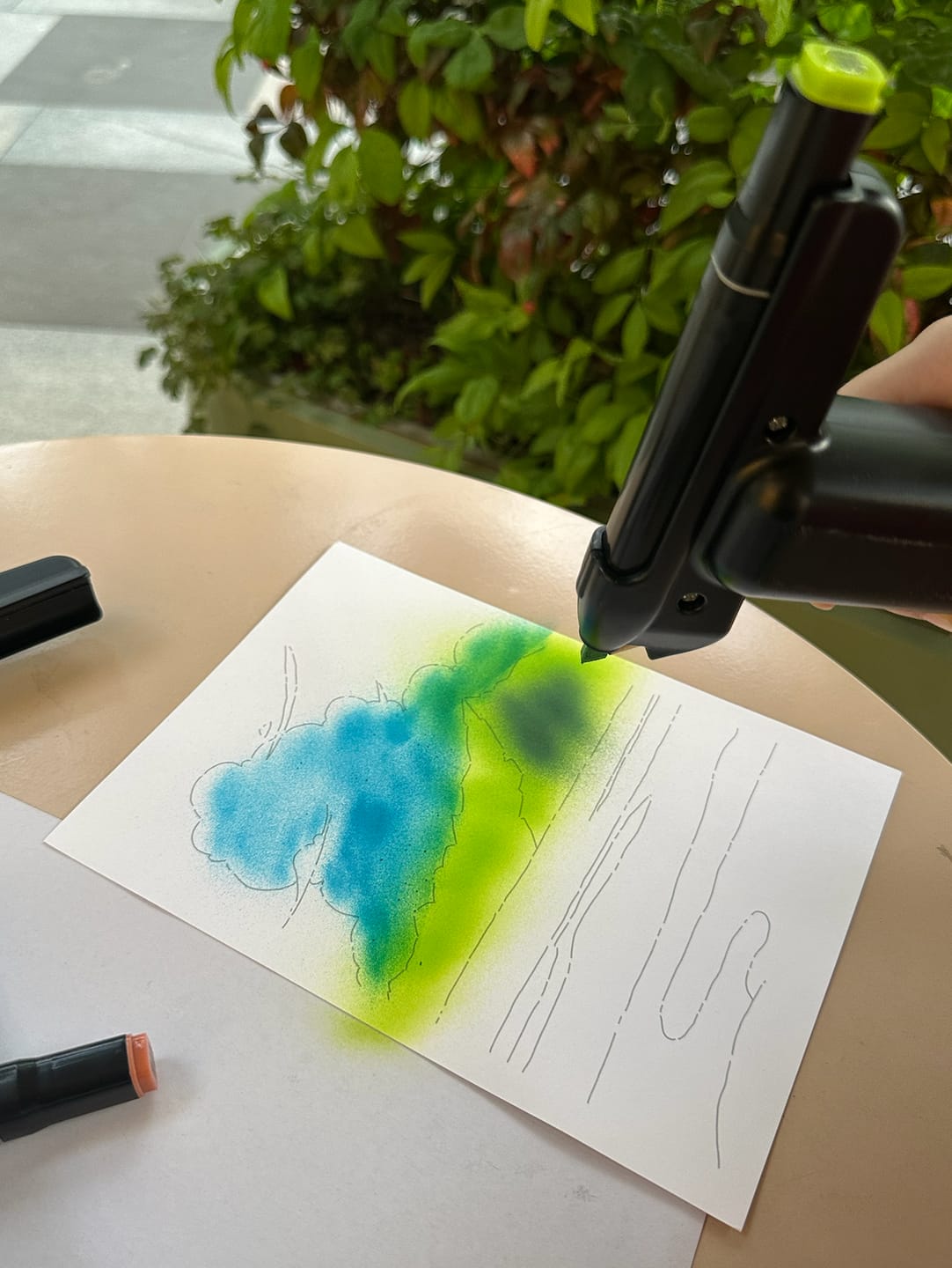 Customer photo review of WINSONS Electric Airbrush Marker