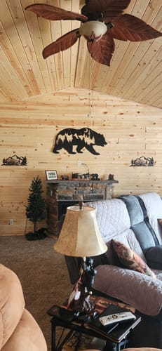 Customer photo review of Bear - Metal Wall Art
