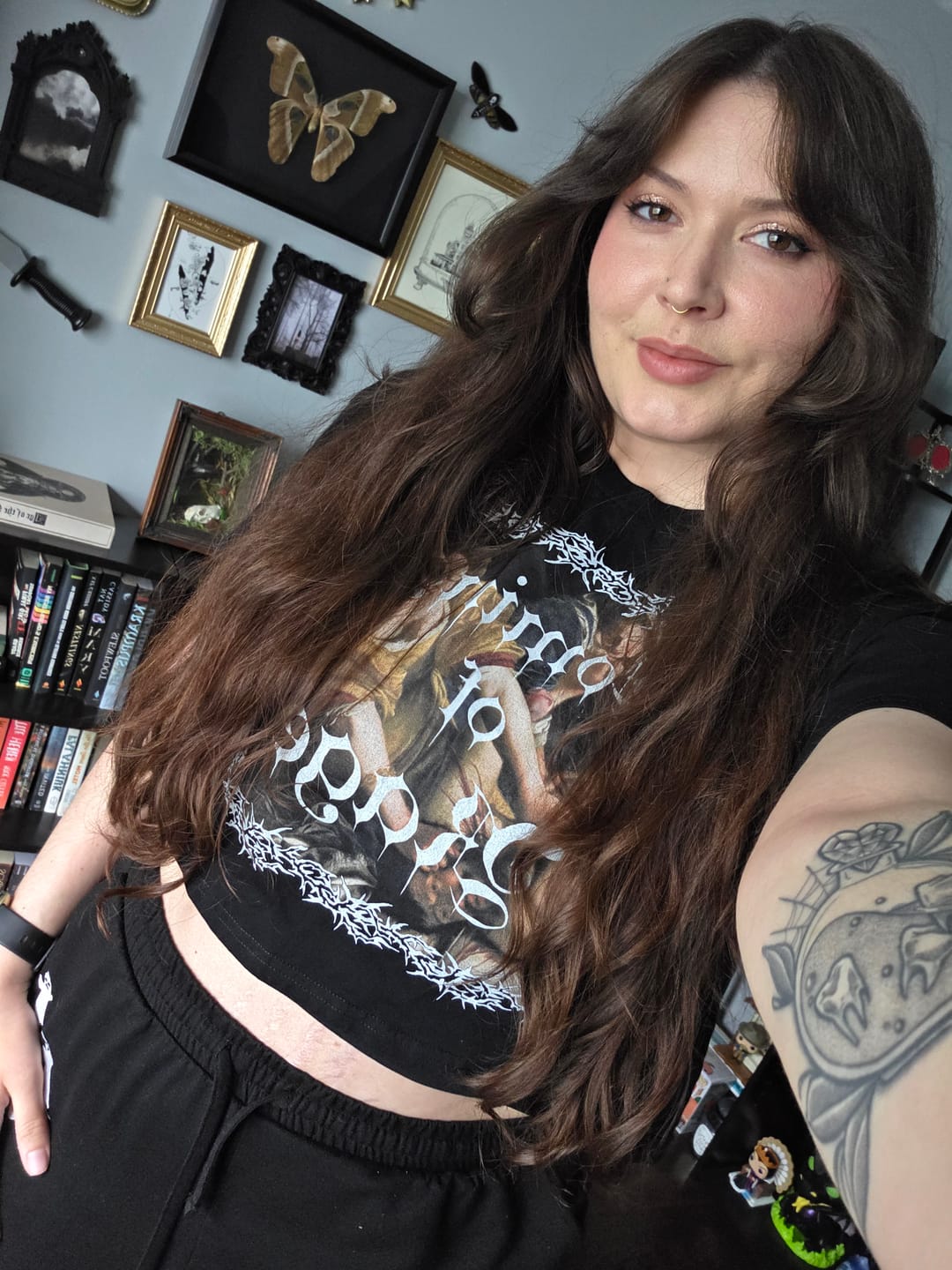 Customer photo review of Coming of Rage Crop Tee