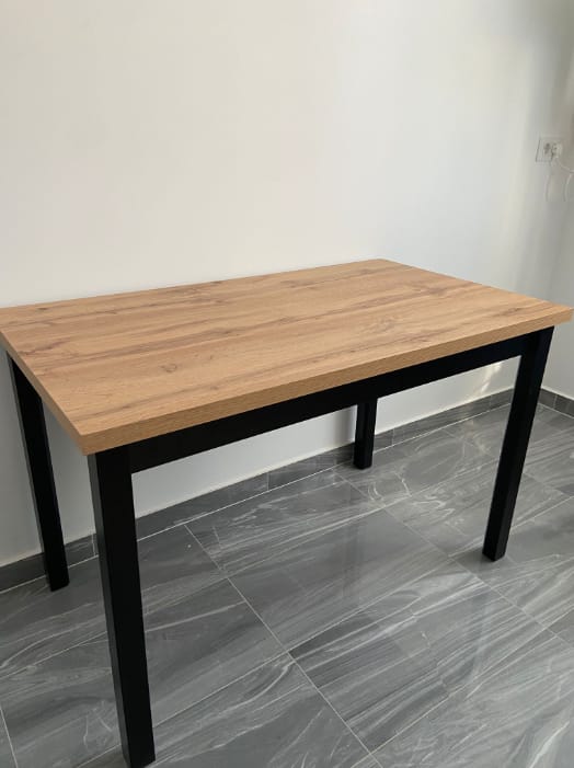 Customer photo review of Masa COBALT, stejar/negru, PAL furniruit, 120x68x77 cm