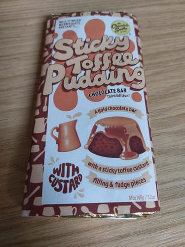 Customer photo review of Sticky Toffee Pudding Will it Work Limited Edition 145g