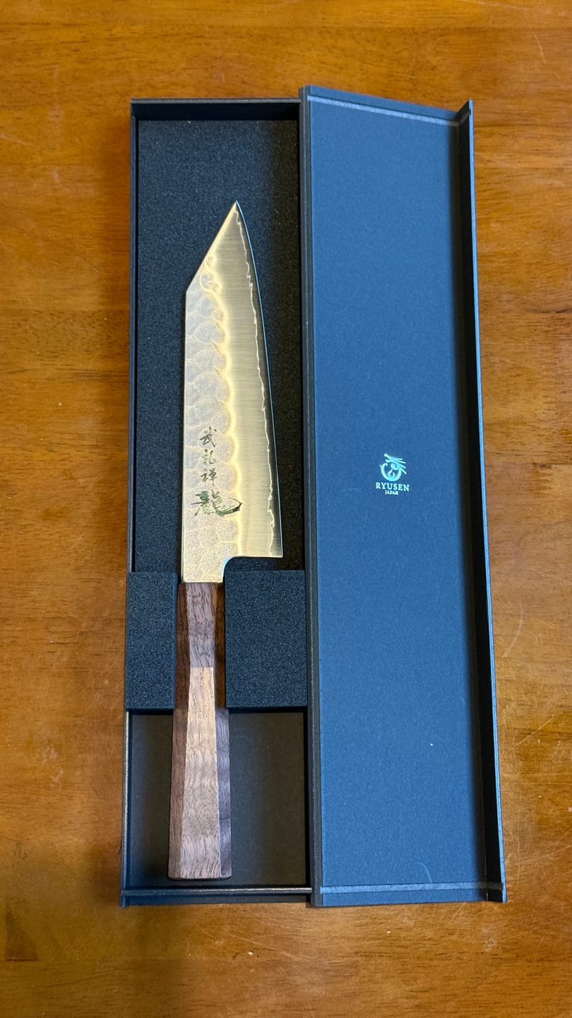 Customer photo review of Ryusen Hamono Blazen Bunka 175 mm