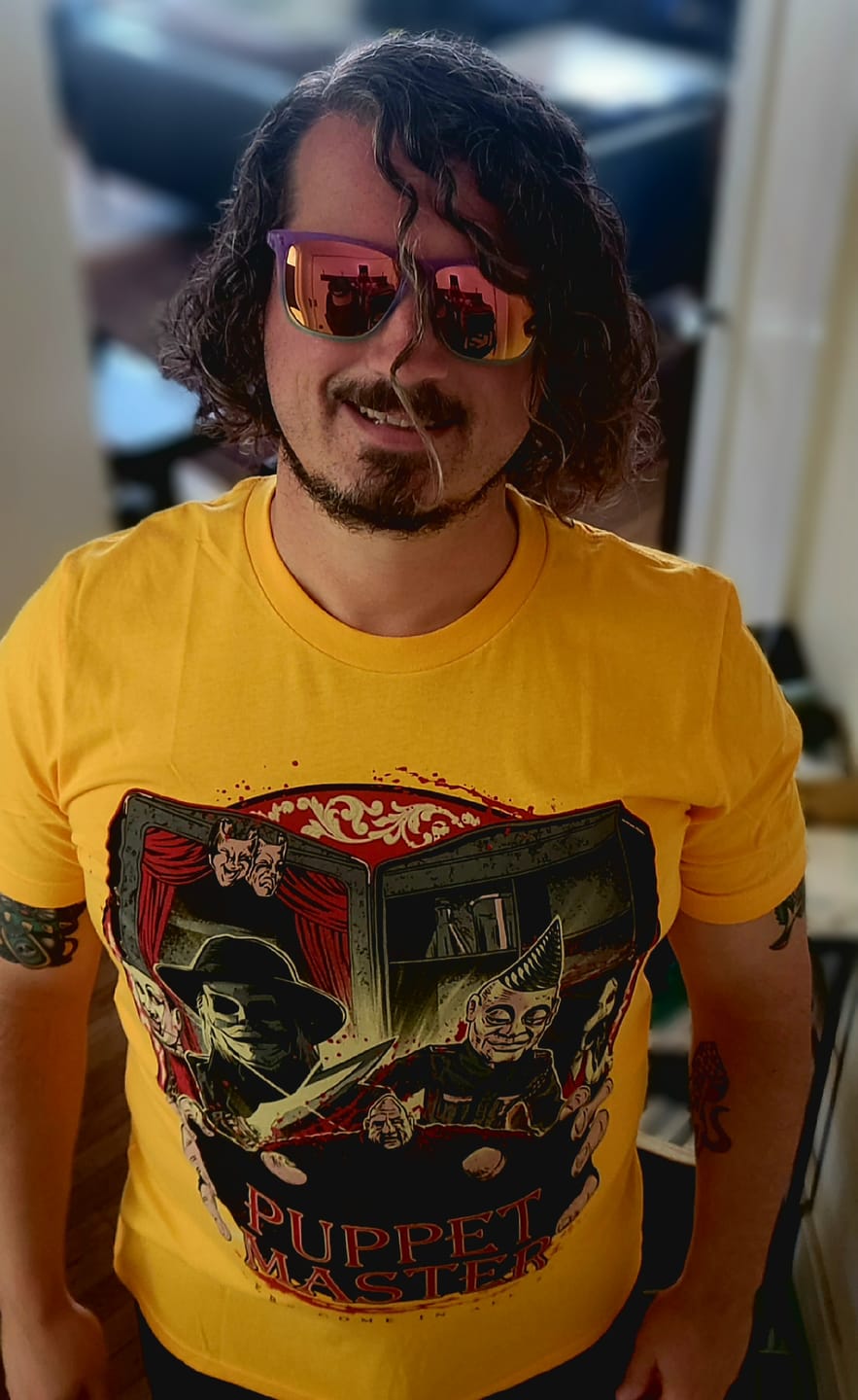 Customer photo review of Puppet Master Killers Come In All Sizes T-Shirt