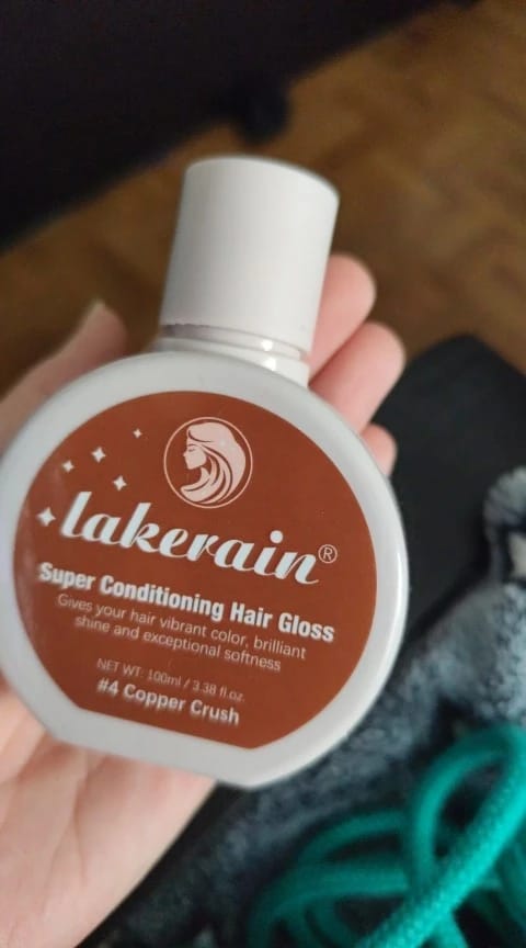 Customer photo review of Semi-Permanent Hair Gloss Treatment For Radiant Color Nourishment And Repair — Copper-Red | KIMLUD