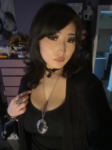 Customer photo review of Eyemoody Midnight Black | 6 Months, 2 pcs