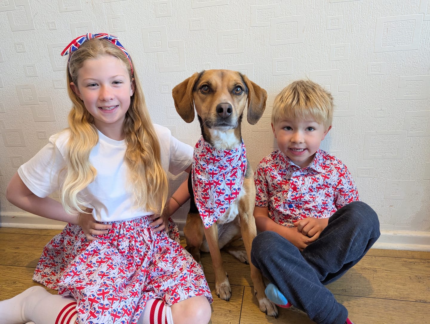 Customer photo review of Union Jack Balloons Polycotton Fabric