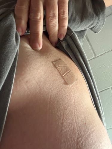 Customer photo review of Mood Patch (stock arriving this Friday)