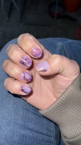 Anke S. review of UV Gel: Amethyst Marble image 1 out of 1