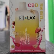 Customer photo review of RE-LAX CBD Vape Pen 1250mg Disposable 5000 Puffs - STRAWBERRY BANANA