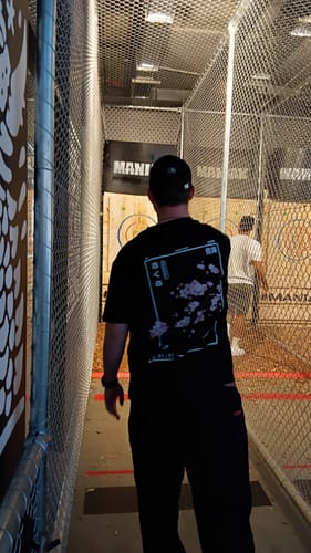 Customer photo review of Cherry Blossom Back T-Shirt