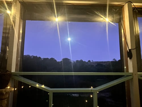 Customer photo review of Lumeo SolarGlo String Lights 10M