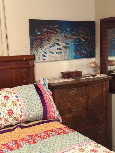 Customer photo review of UNDER THE WATER CANVAS