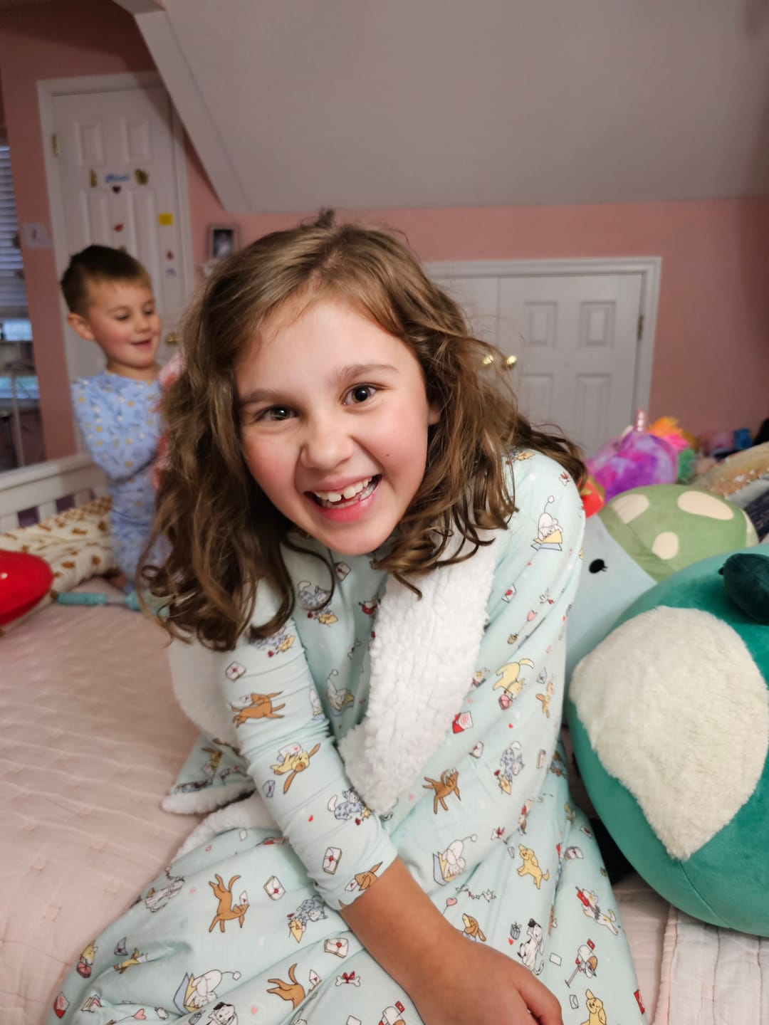 Customer photo review of Puppy Love Bamboo Sherpa Blanket