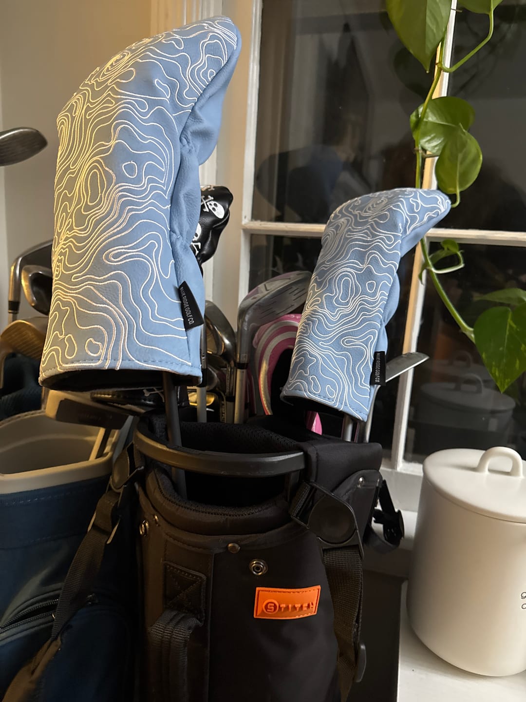 Customer photo review of Topographic Edition - Carolina Blue / Embroidered Pure White