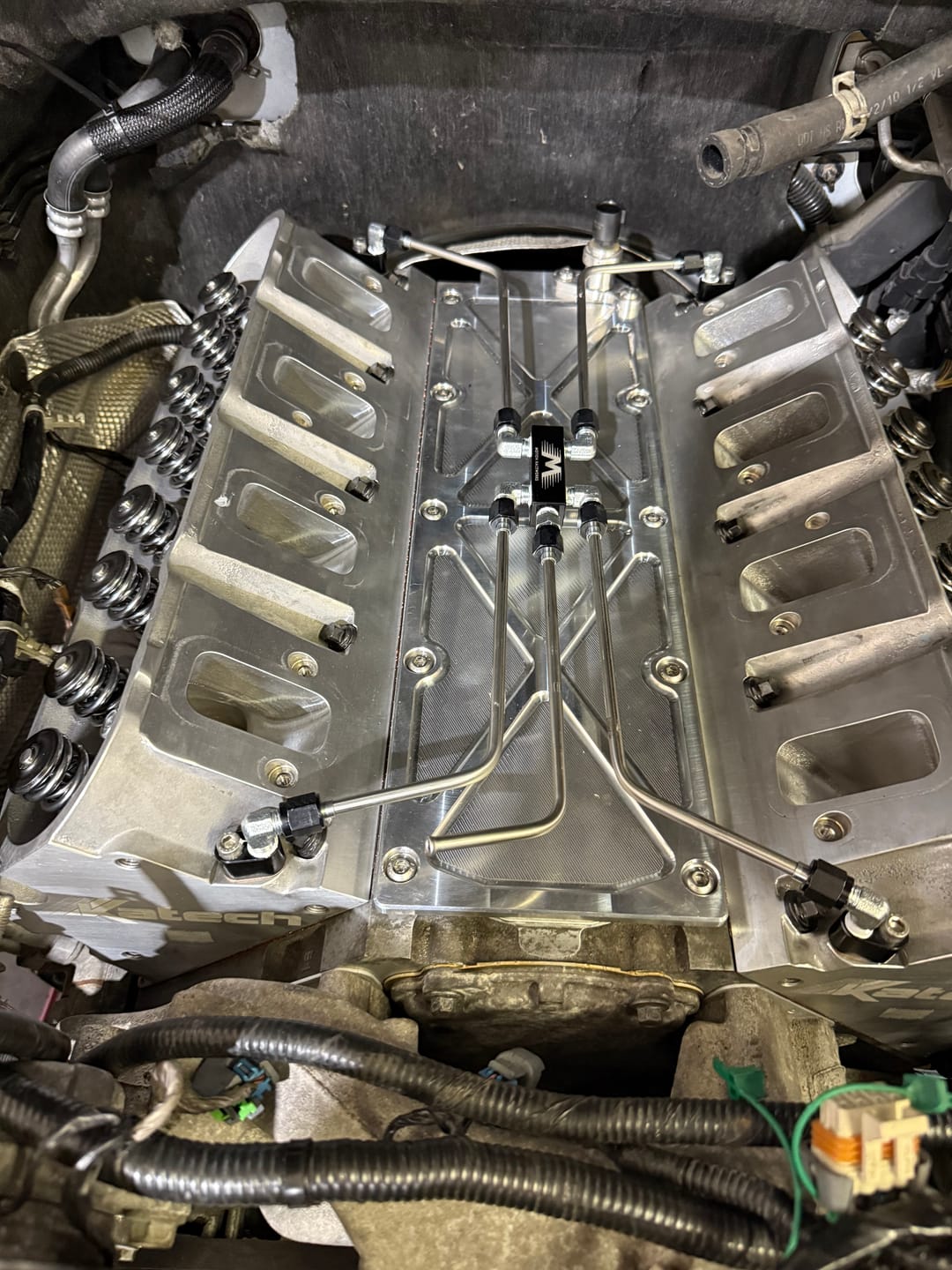 Customer photo review of Motion Raceworks LS Stainless Coolant Crossover Steel Steam Vent Kit 10-10005