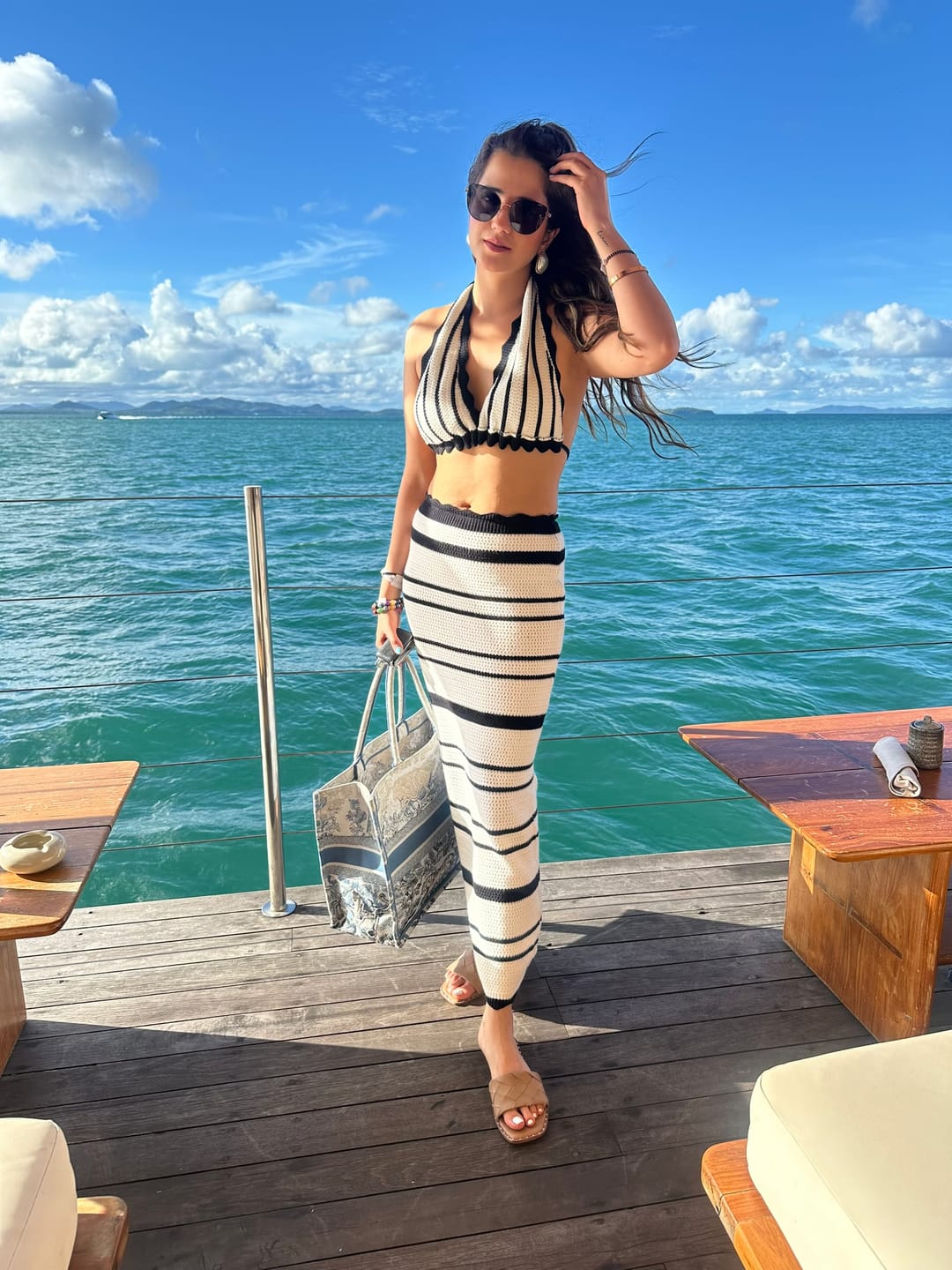 Customer photo review of Abisca Crochet Holiday Coord - Resortwear
