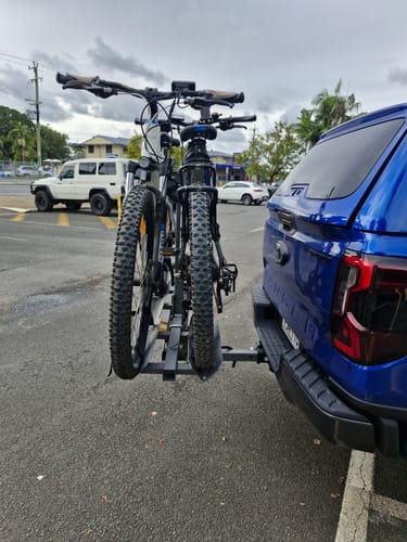 Customer photo review of E-Bike Car Bike Rack