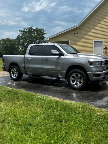 Customer photo review of 2 inch Front Lift Kits For 2006-2024 Dodge Ram 1500